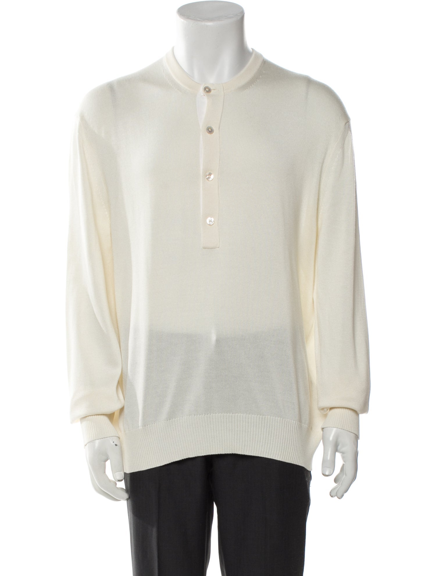 Tom Ford Silk Crew Neck Sweatshirt
