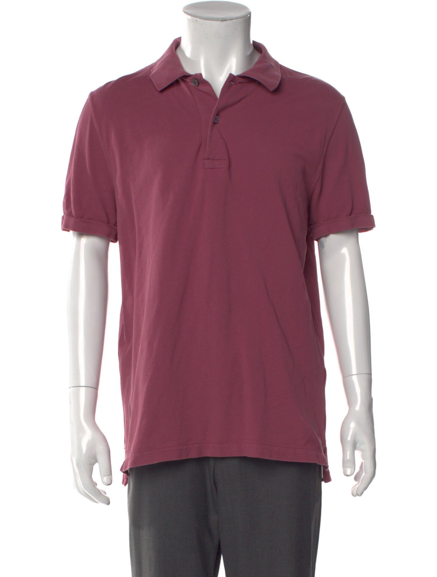 Tom Ford Collar Short Sleeve Polo Shirt