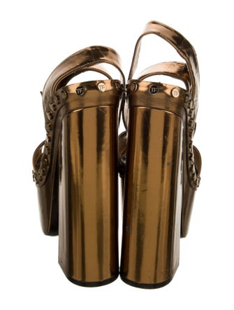 Tom Ford Patent Leather Sandals