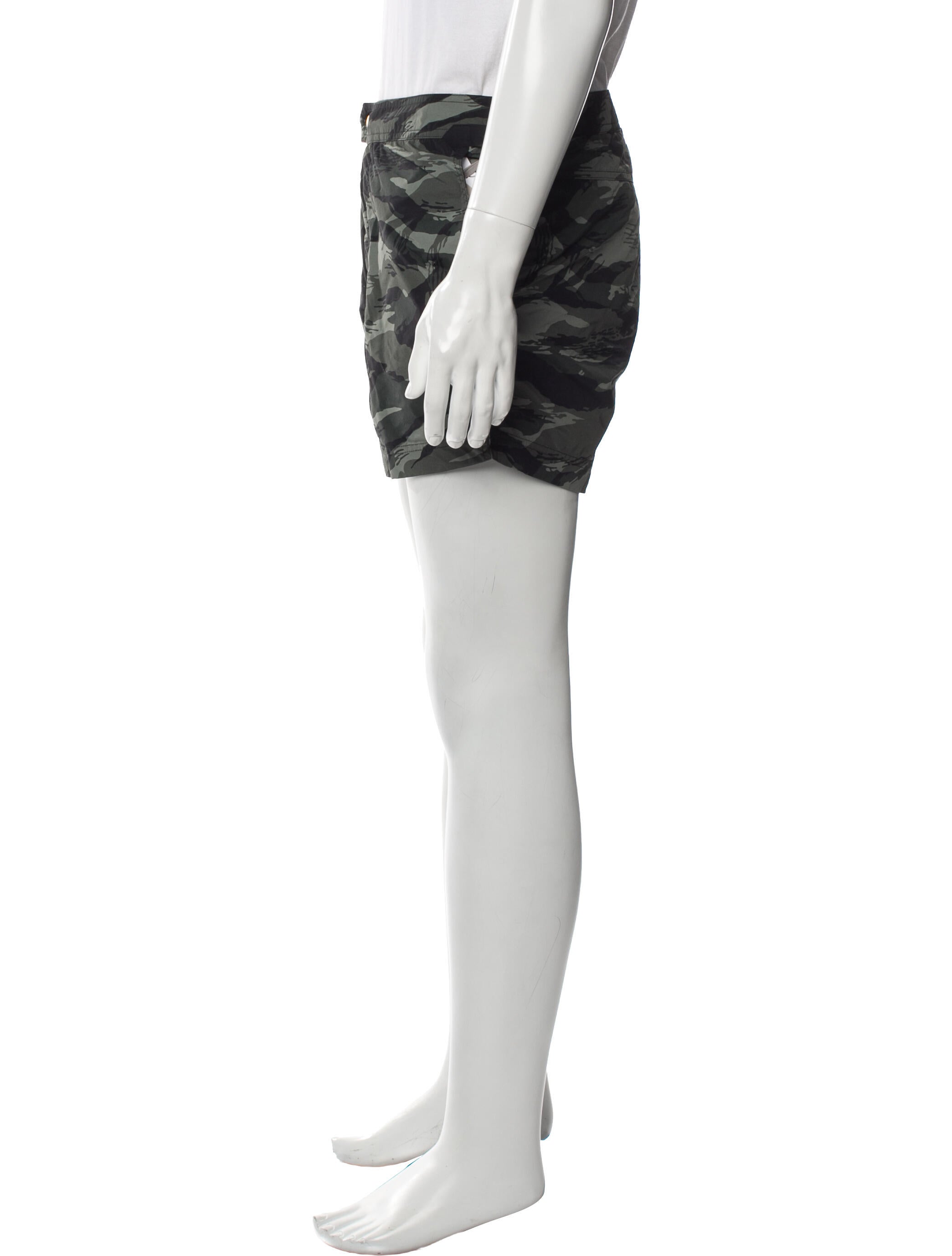 Tom Ford Camouflage Print Swim Trunks