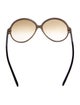 Tom Ford Oversize Gradient Sunglasses