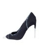 Tom Ford Denim Raw-Edge Trim Pumps