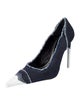 Tom Ford Denim Raw-Edge Trim Pumps