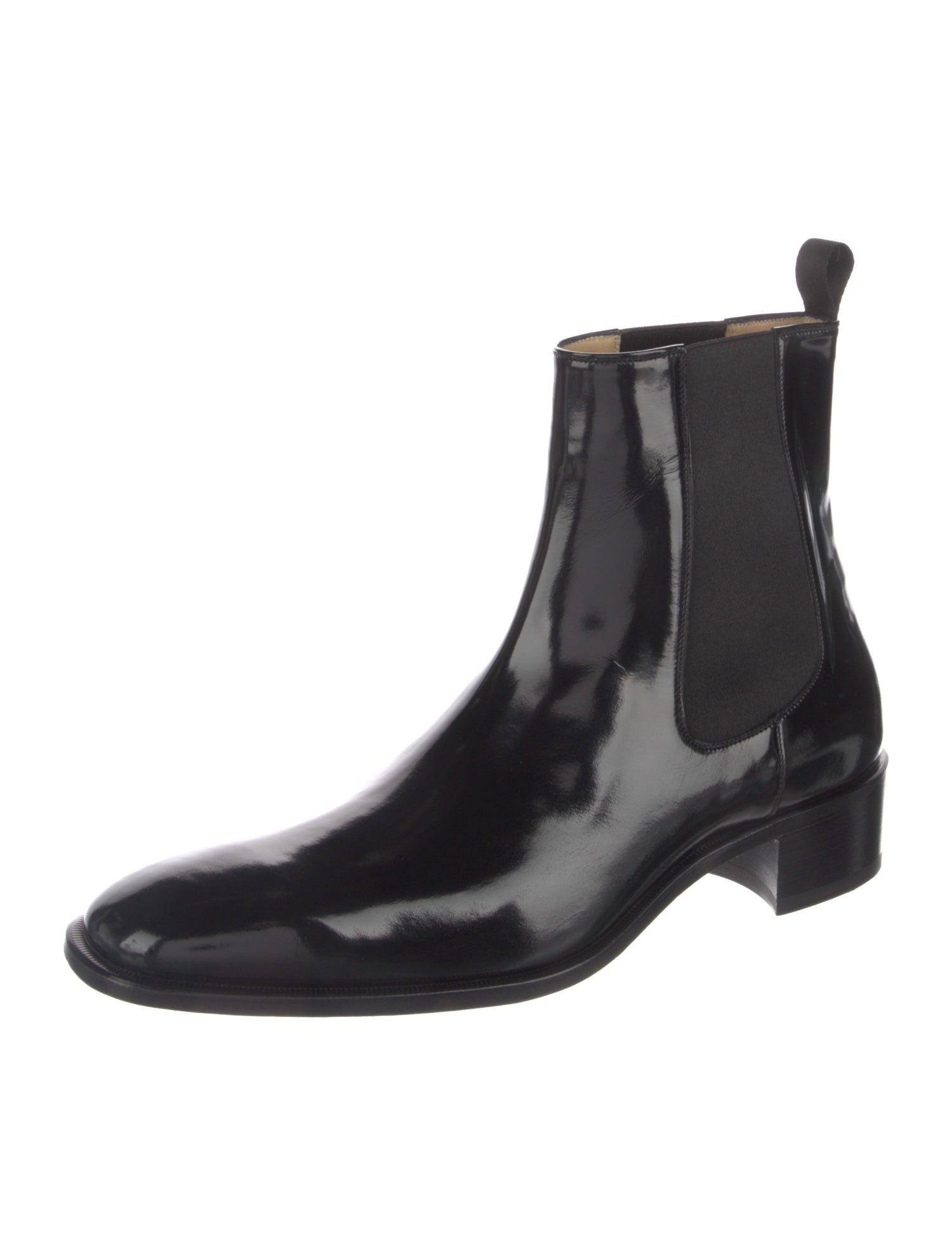 Tom Ford Patent Leather Chelsea Boots