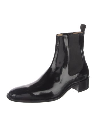 Tom Ford Patent Leather Chelsea Boots