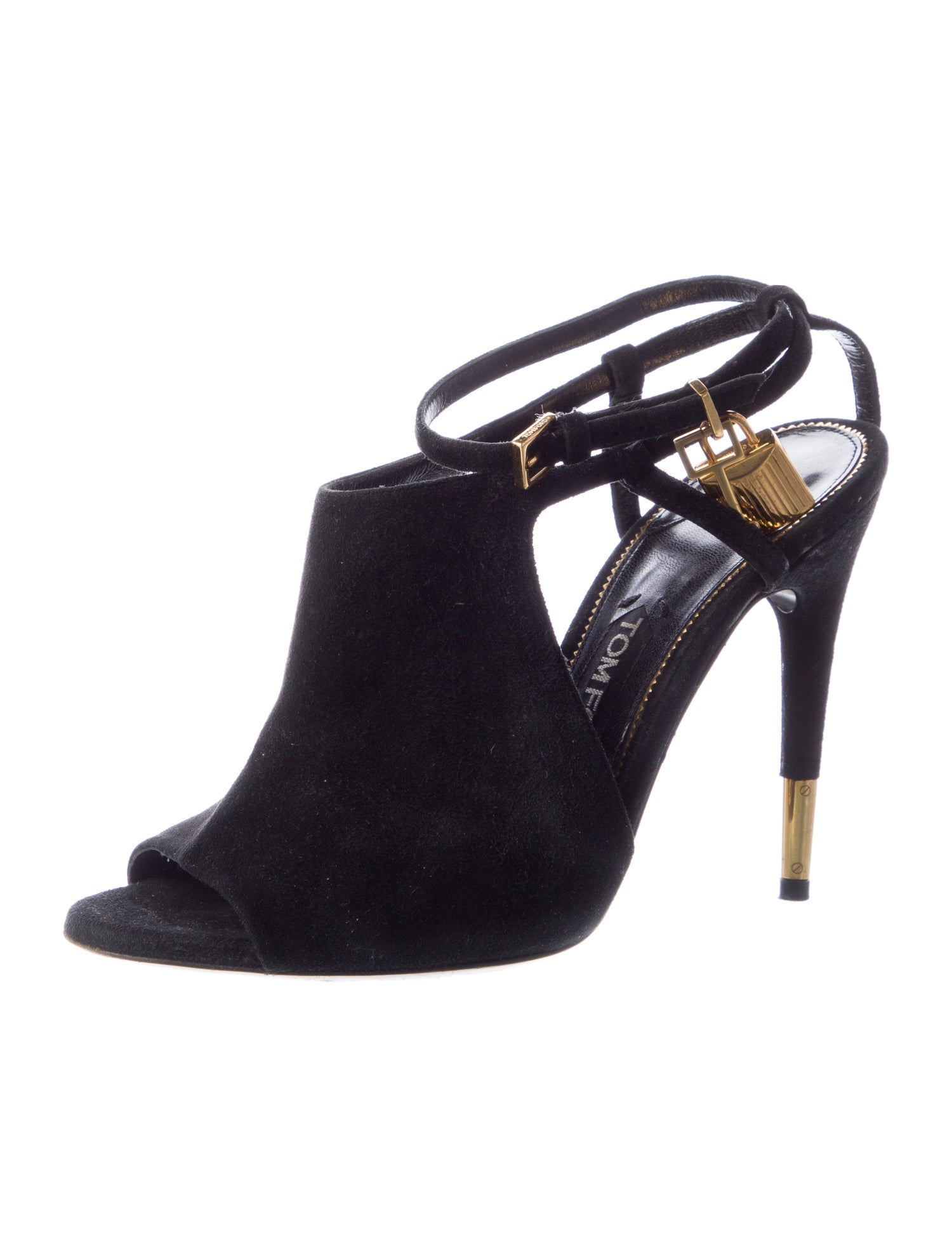 Tom Ford Suede T-Strap Pumps