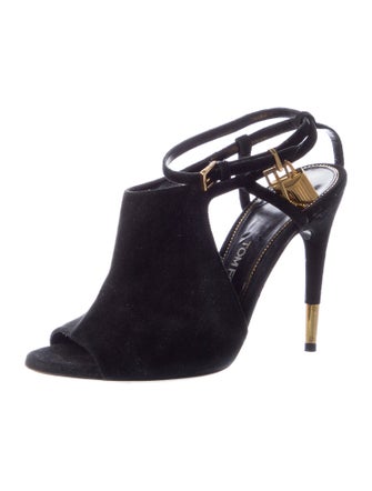 Tom Ford Suede T-Strap Pumps