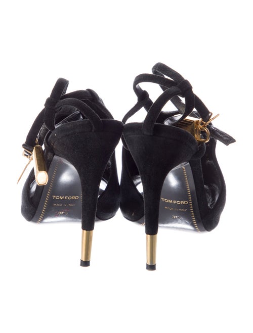 Tom Ford Suede T-Strap Pumps