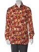 Tom Ford Floral Print Long Sleeve Shirt