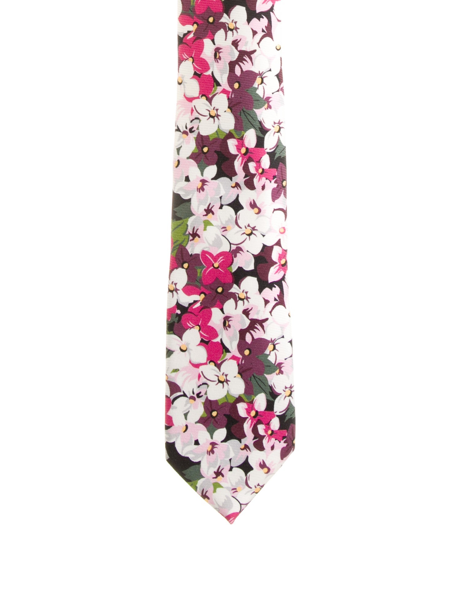 Tom Ford Silk Floral Print Tie