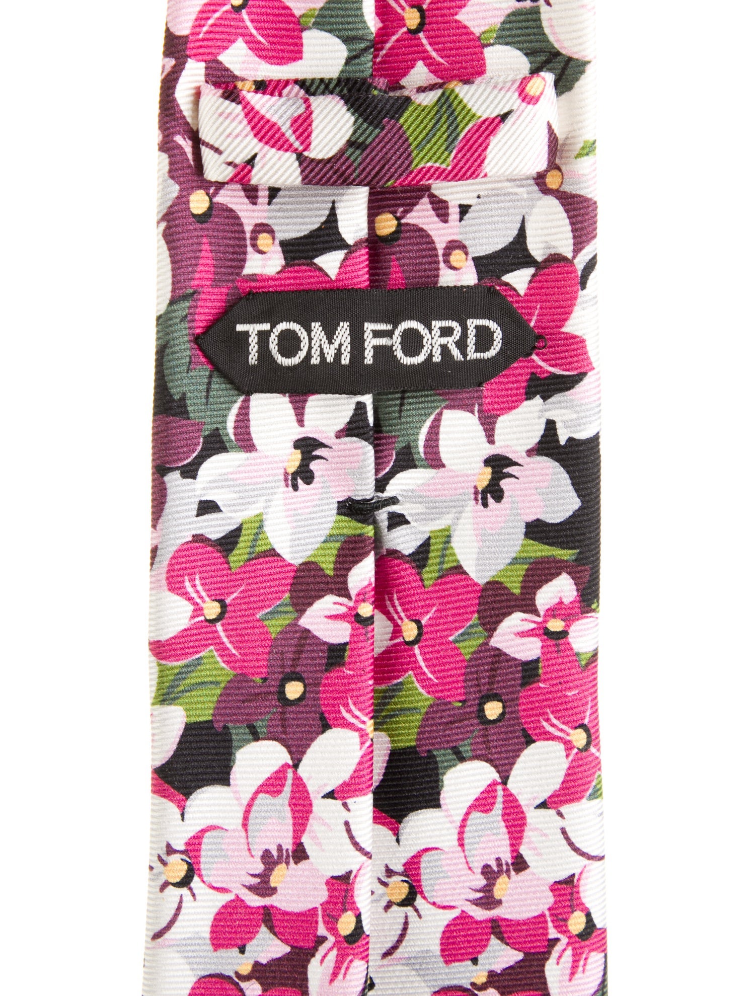 Tom Ford Silk Floral Print Tie