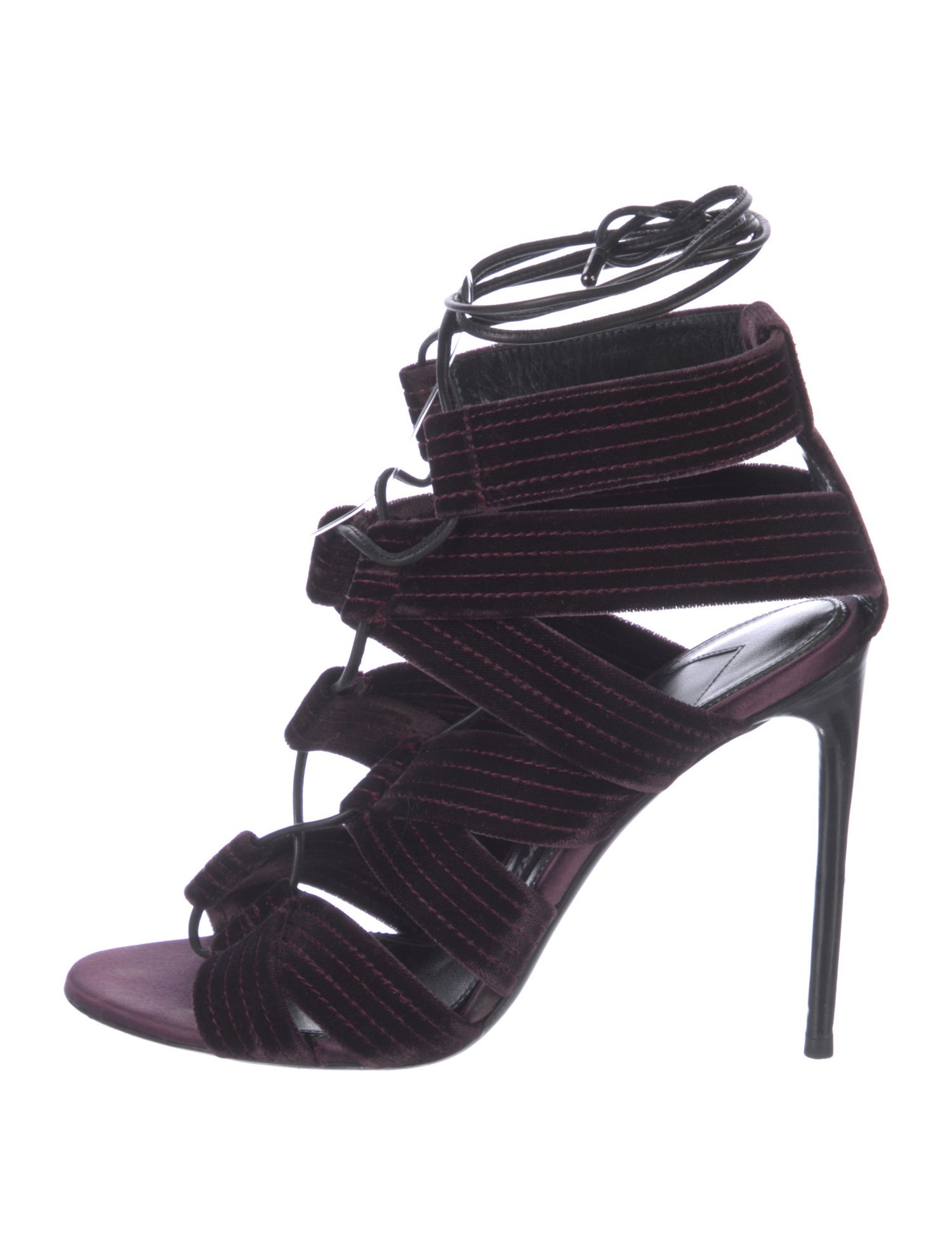 Tom Ford Velvet Gladiator Sandals
