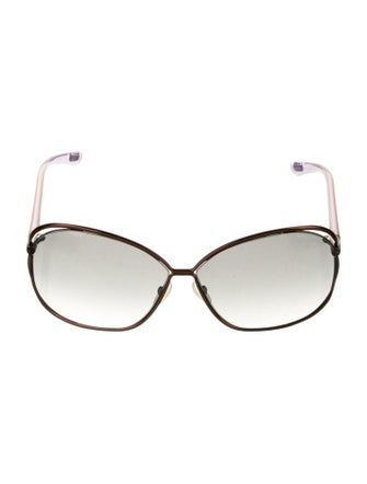Tom Ford Eugenia Oversize Sunglasses