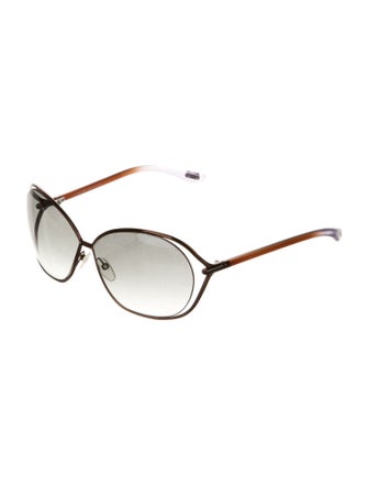 Tom Ford Eugenia Oversize Sunglasses