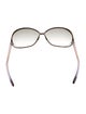 Tom Ford Eugenia Oversize Sunglasses