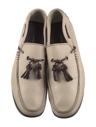 Tom Ford Leather Tassel Accents Moccasins