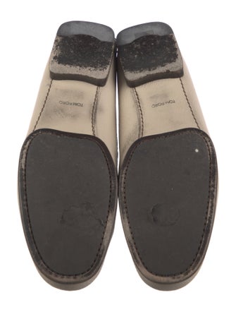 Tom Ford Leather Tassel Accents Moccasins