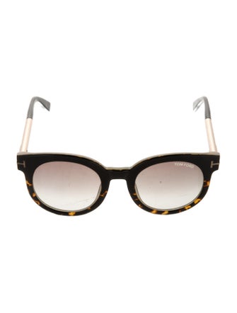 Tom Ford Round Gradient Sunglasses