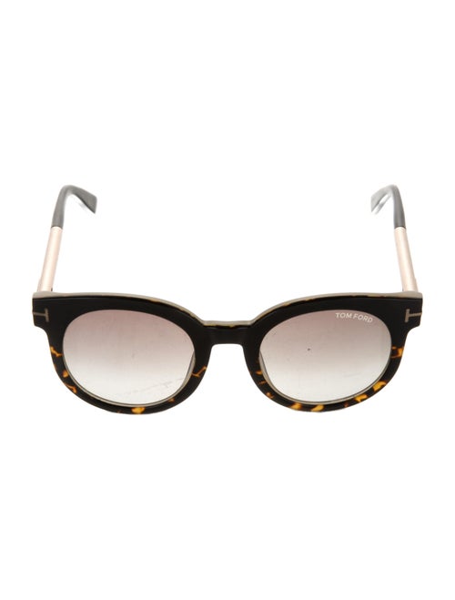 Tom Ford Round Gradient Sunglasses