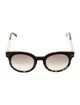 Tom Ford Round Gradient Sunglasses