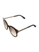 Tom Ford Round Gradient Sunglasses