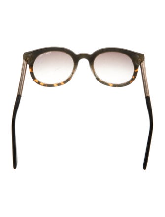 Tom Ford Round Gradient Sunglasses
