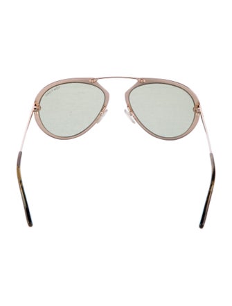 Tom Ford Aviator Mirrored Sunglasses