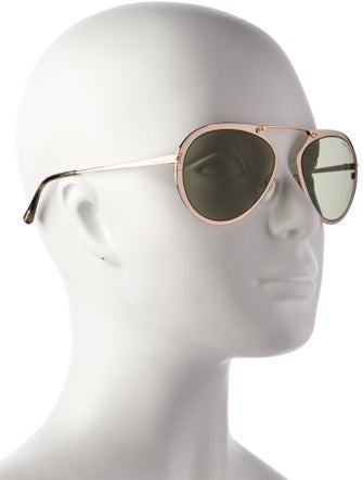 Tom Ford Aviator Mirrored Sunglasses