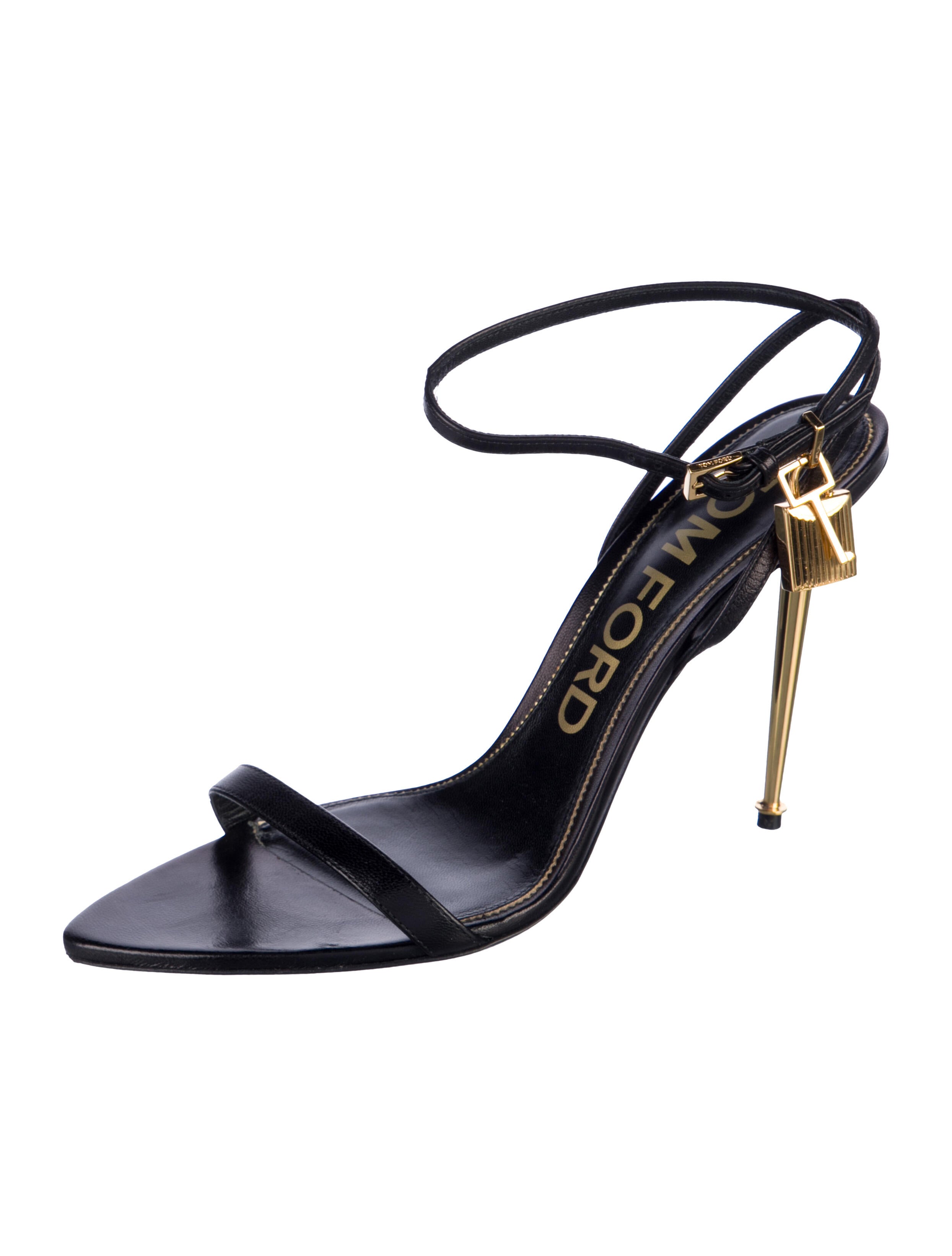Tom Ford Leather Slingback Sandals