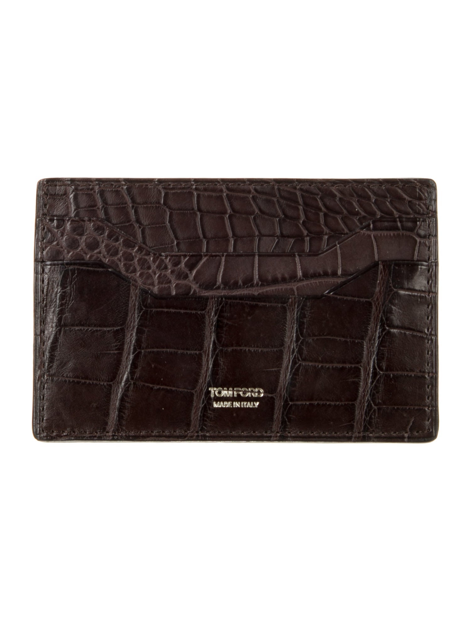 Tom Ford Embossed Leather Card Holder