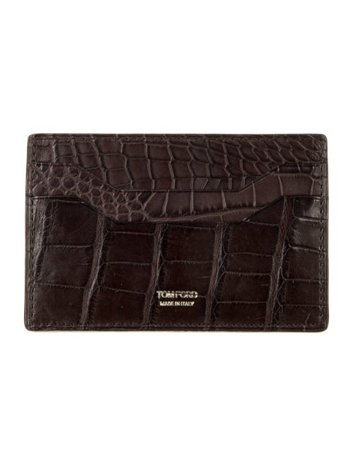Tom Ford Embossed Leather Card Holder