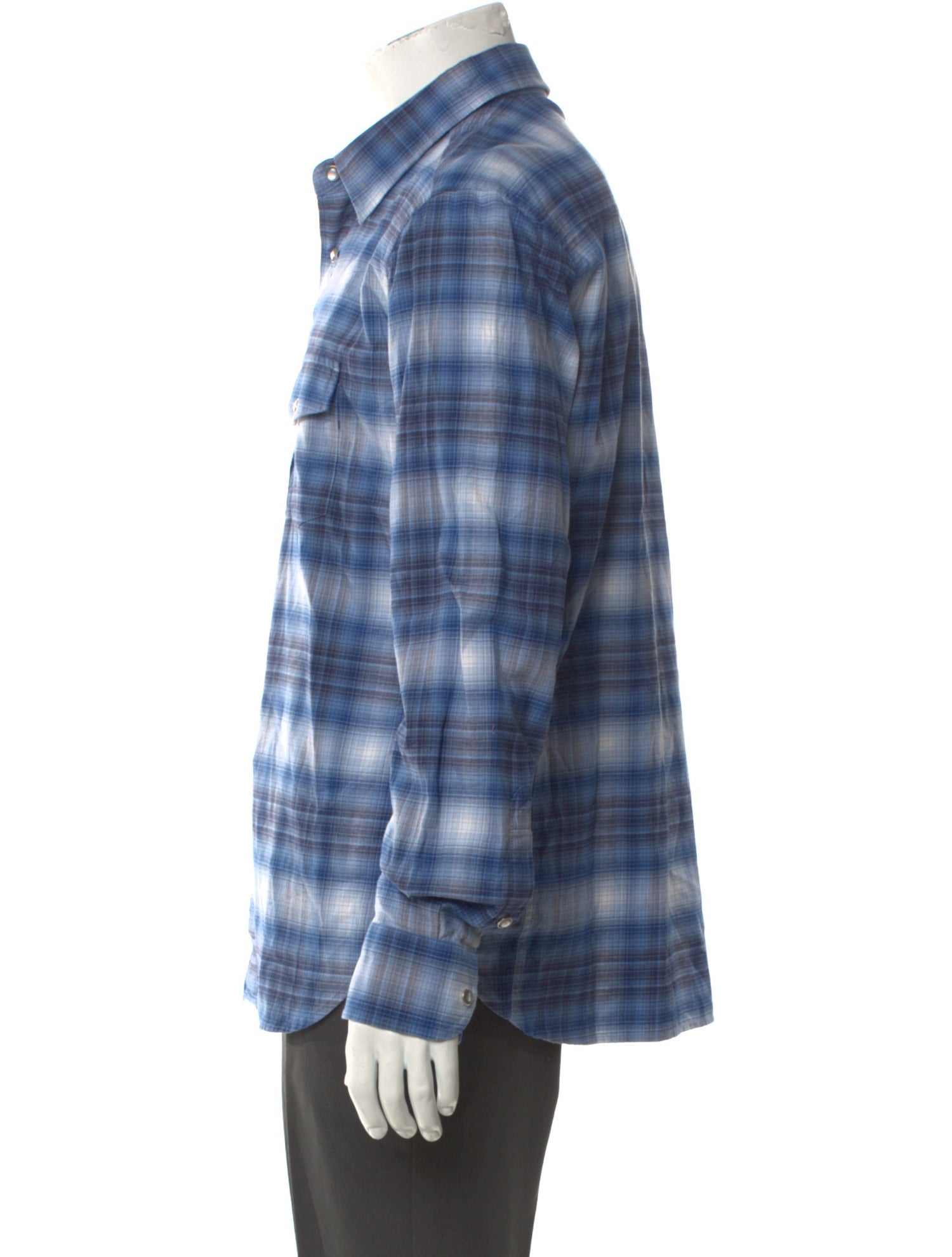 Tom Ford Plaid Print Long Sleeve Shirt w/ Tags