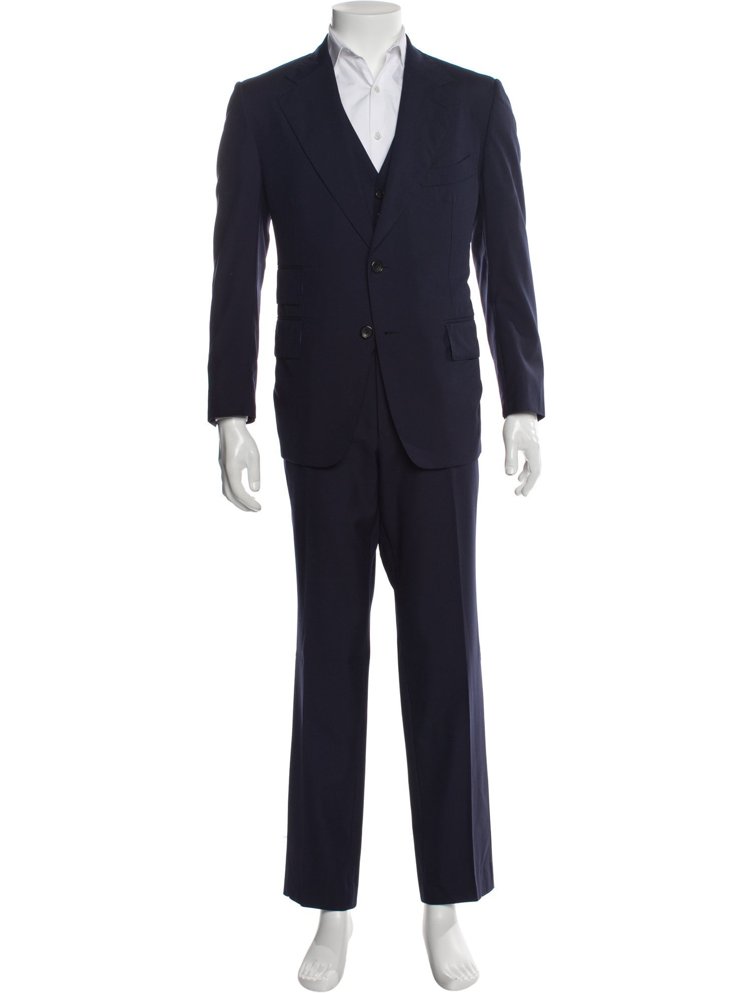 Tom Ford Wool Three-Piece Suit