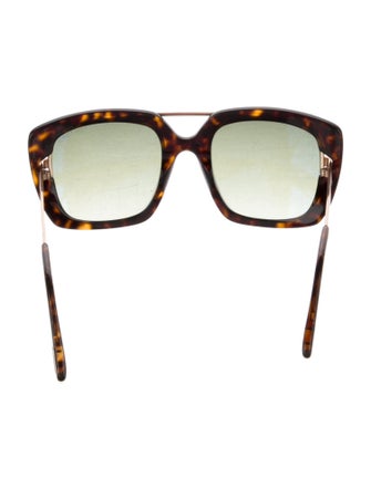 Tom Ford Square Gradient Sunglasses