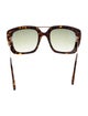 Tom Ford Square Gradient Sunglasses
