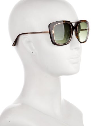 Tom Ford Square Gradient Sunglasses