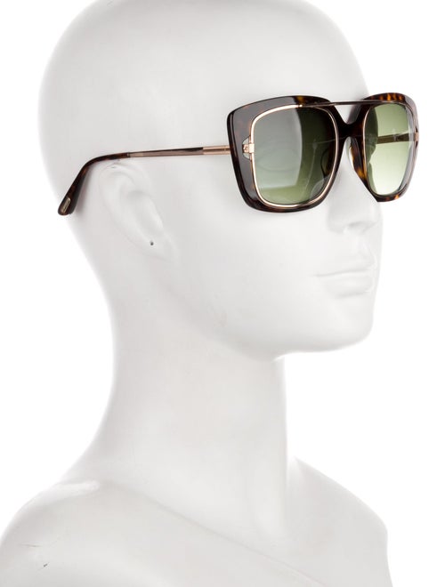 Tom Ford Square Gradient Sunglasses