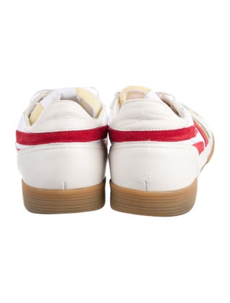 Tom Ford Leather Striped Sneakers