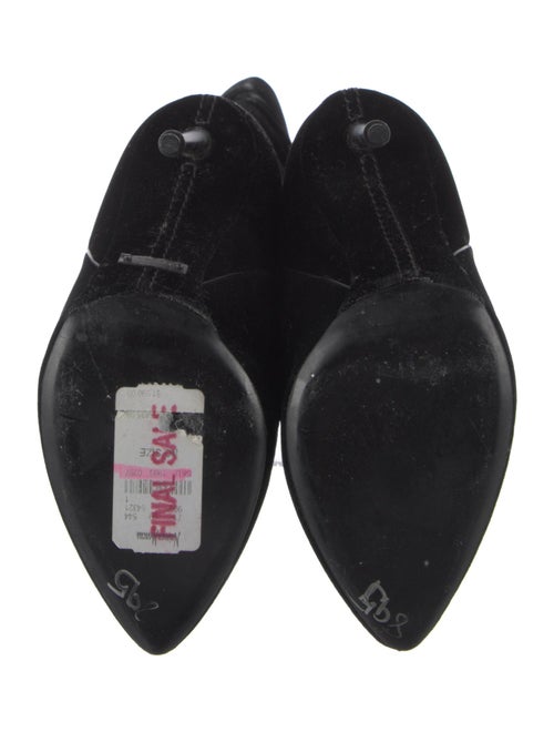 Tom Ford Velvet Crystal Embellishments Western Boots