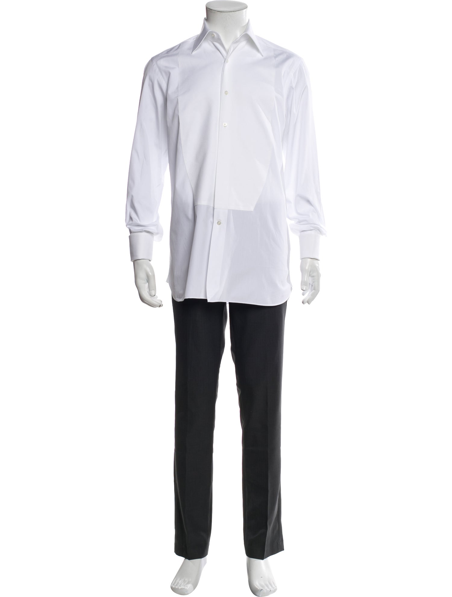 Tom Ford Long Sleeve Tuxedo Shirt