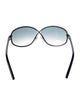 Tom Ford Oversize Gradient Sunglasses