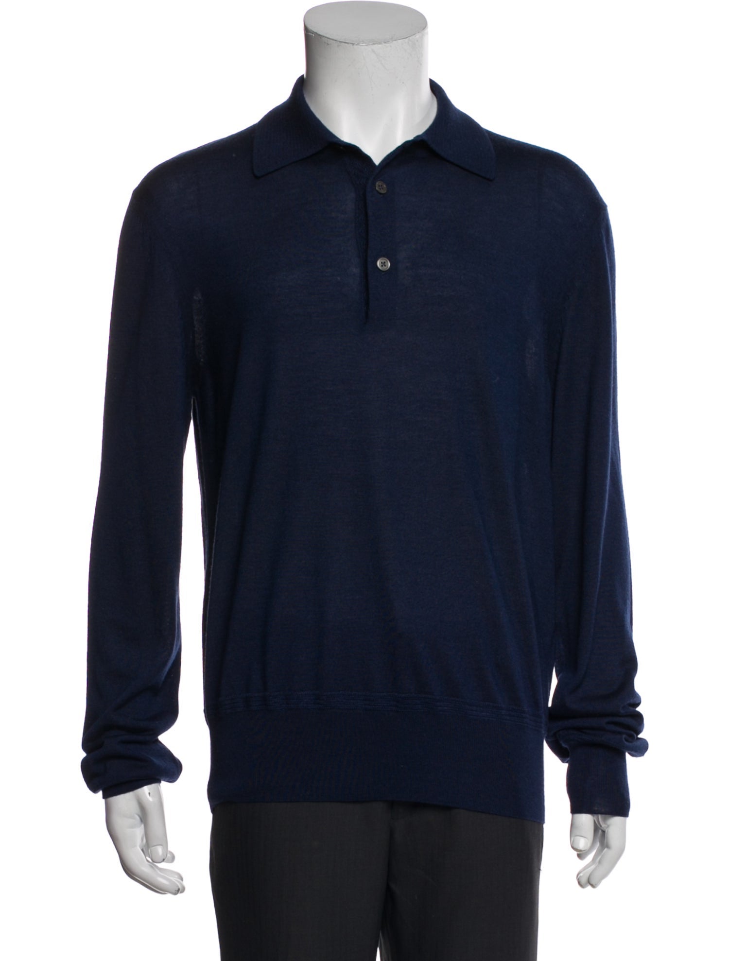 Tom Ford Cashmere Collar Polo Shirt w/ Tags