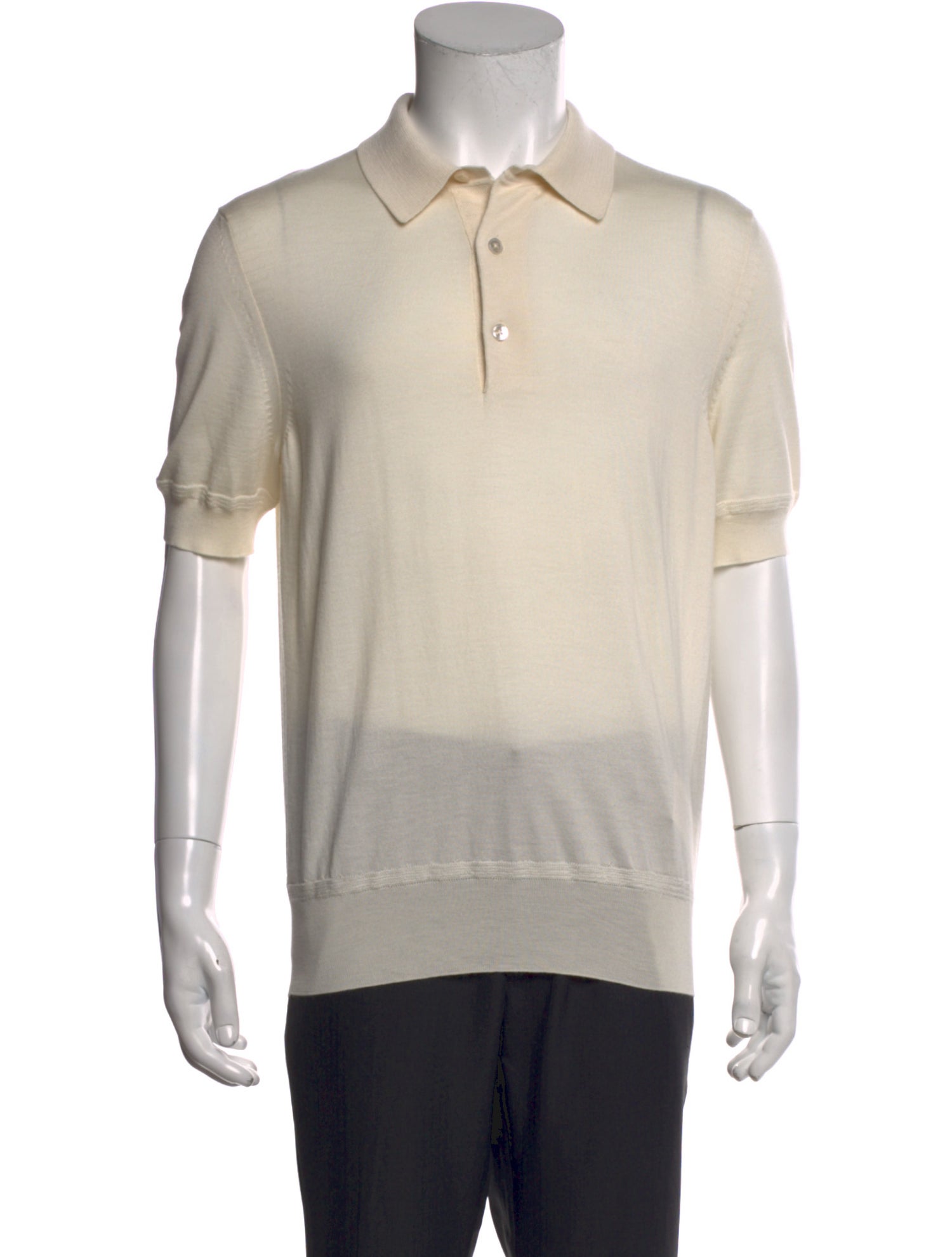 Tom Ford Cashmere Collar Polo Shirt w/ Tags