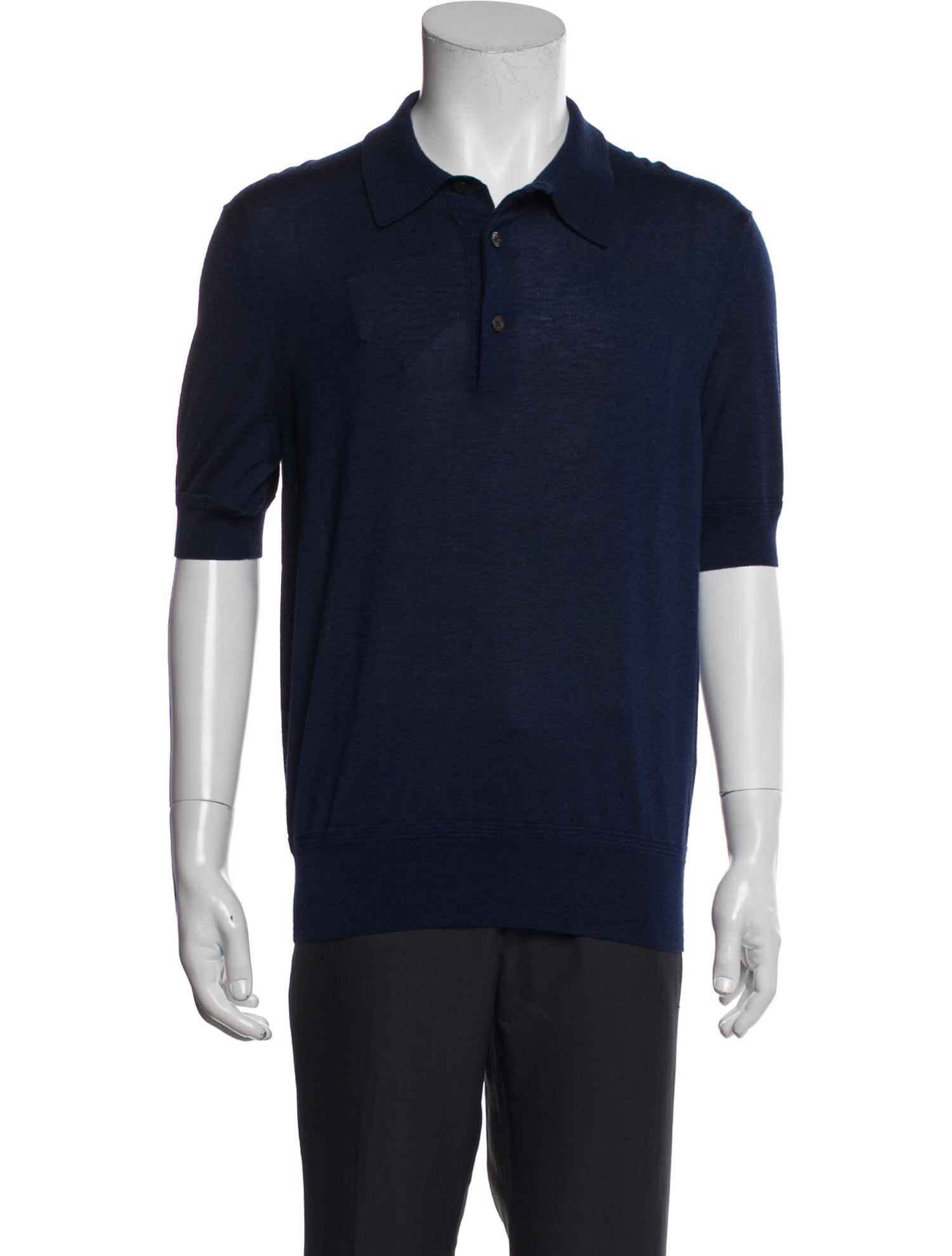 Tom Ford Cashmere Collar Polo Shirt w/ Tags
