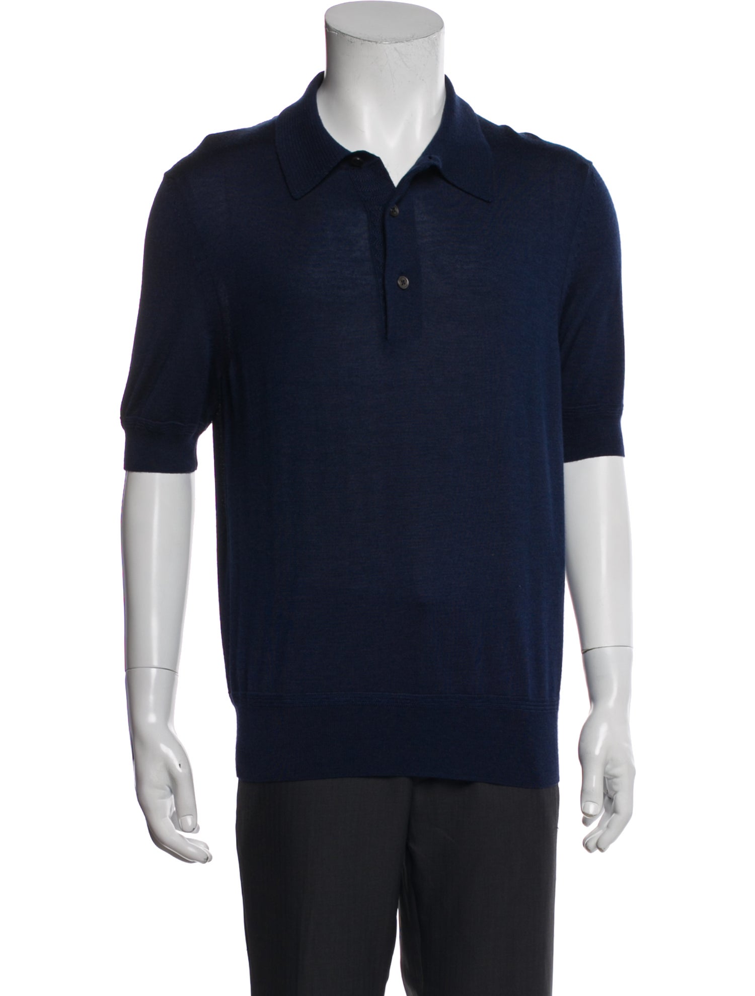 Tom Ford Cashmere Collar Polo Shirt w/ Tags