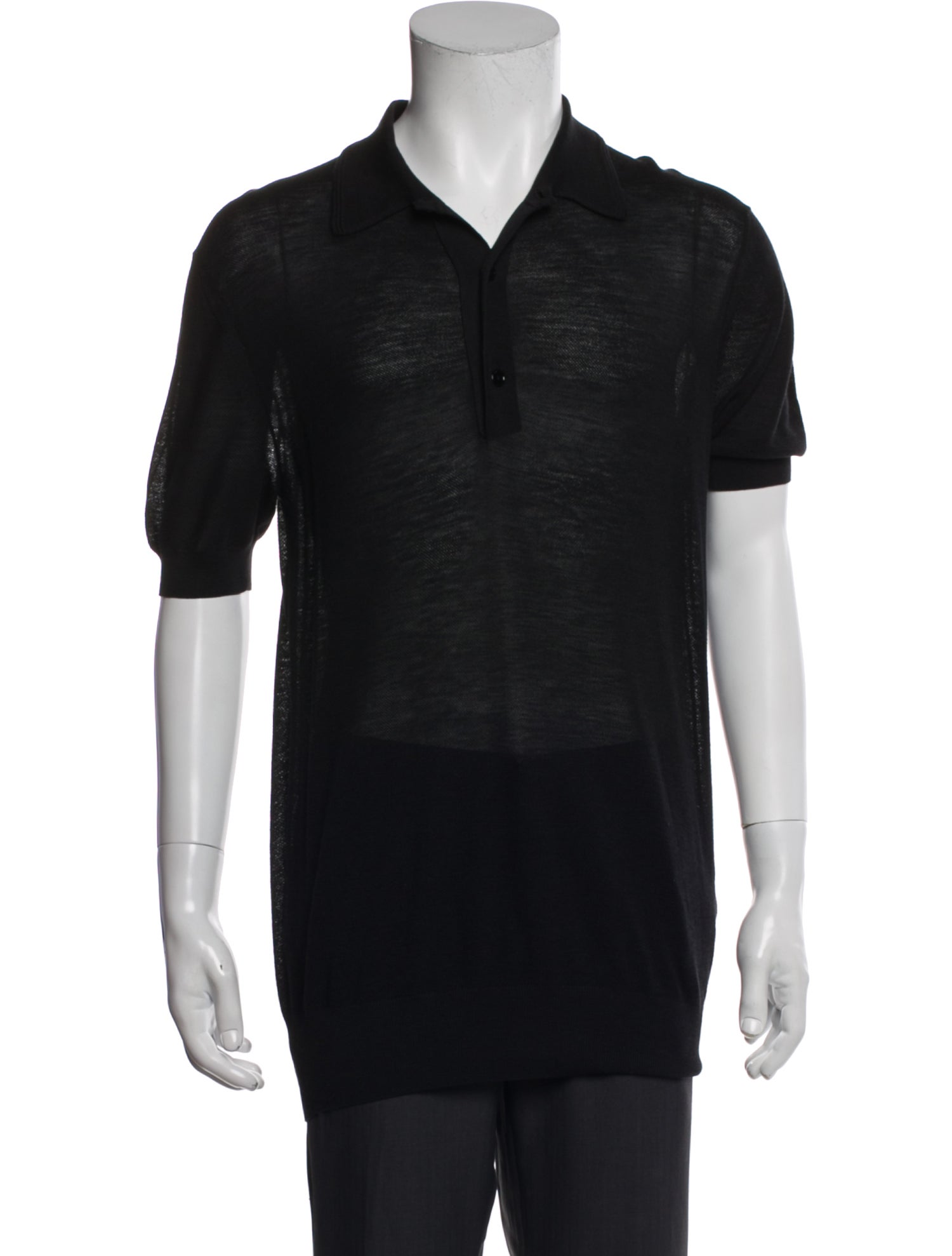 Tom Ford Silk Collar Polo Shirt w/ Tags