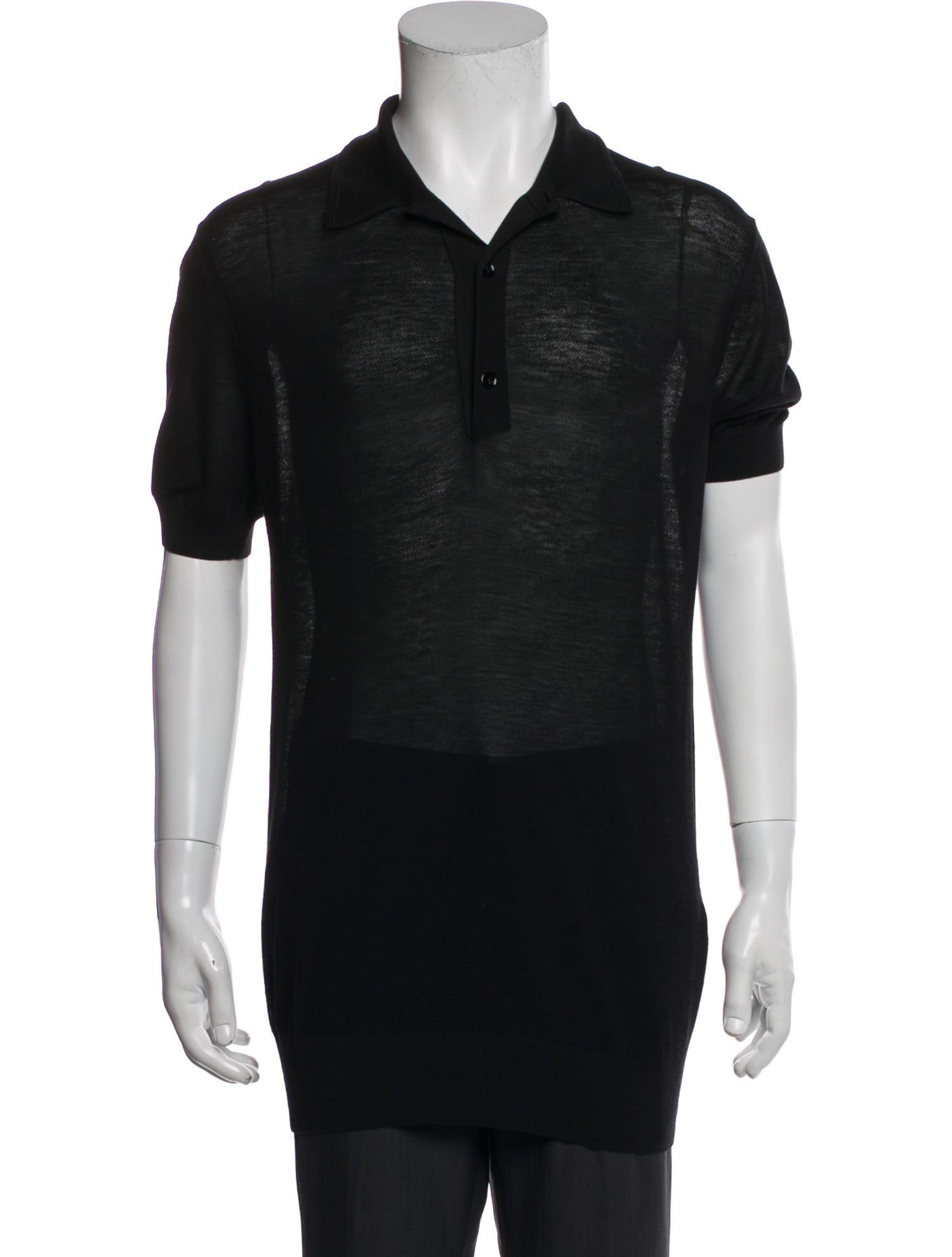 Tom Ford Silk Collar Polo Shirt