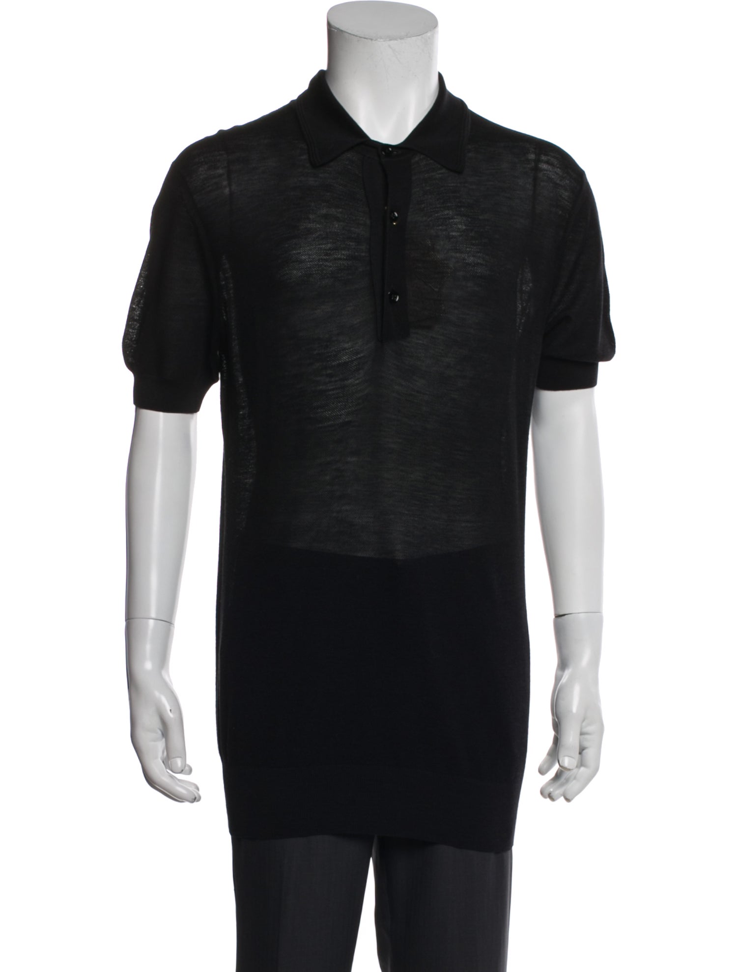 Tom Ford Silk Collar Polo Shirt w/ Tags