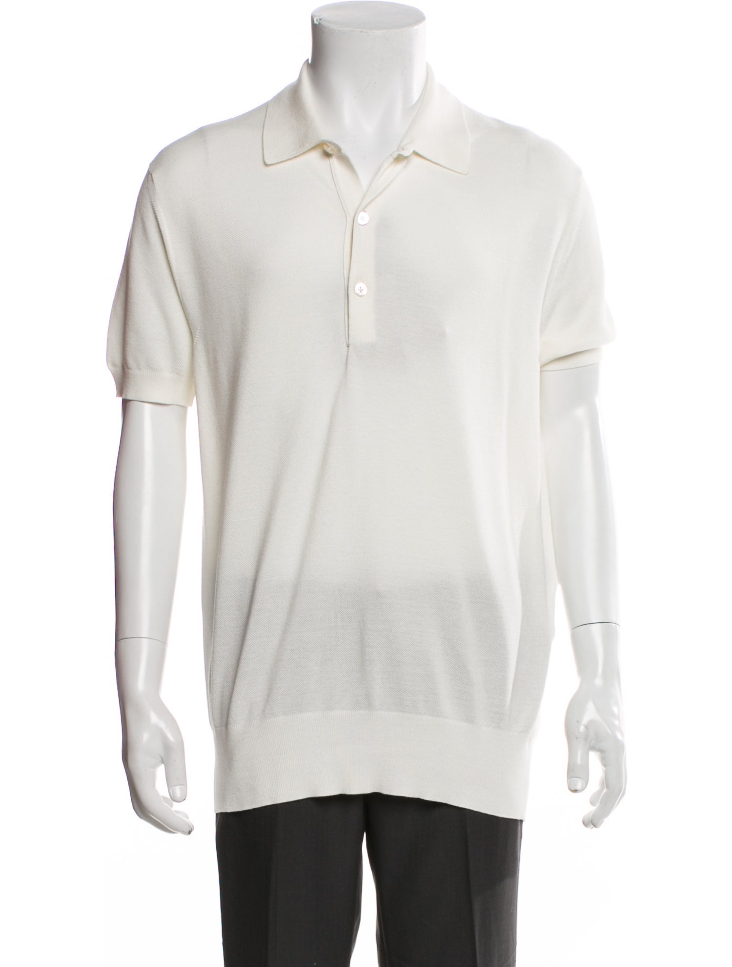 Tom Ford Collar Long Sleeve Polo Shirt w/ Tags