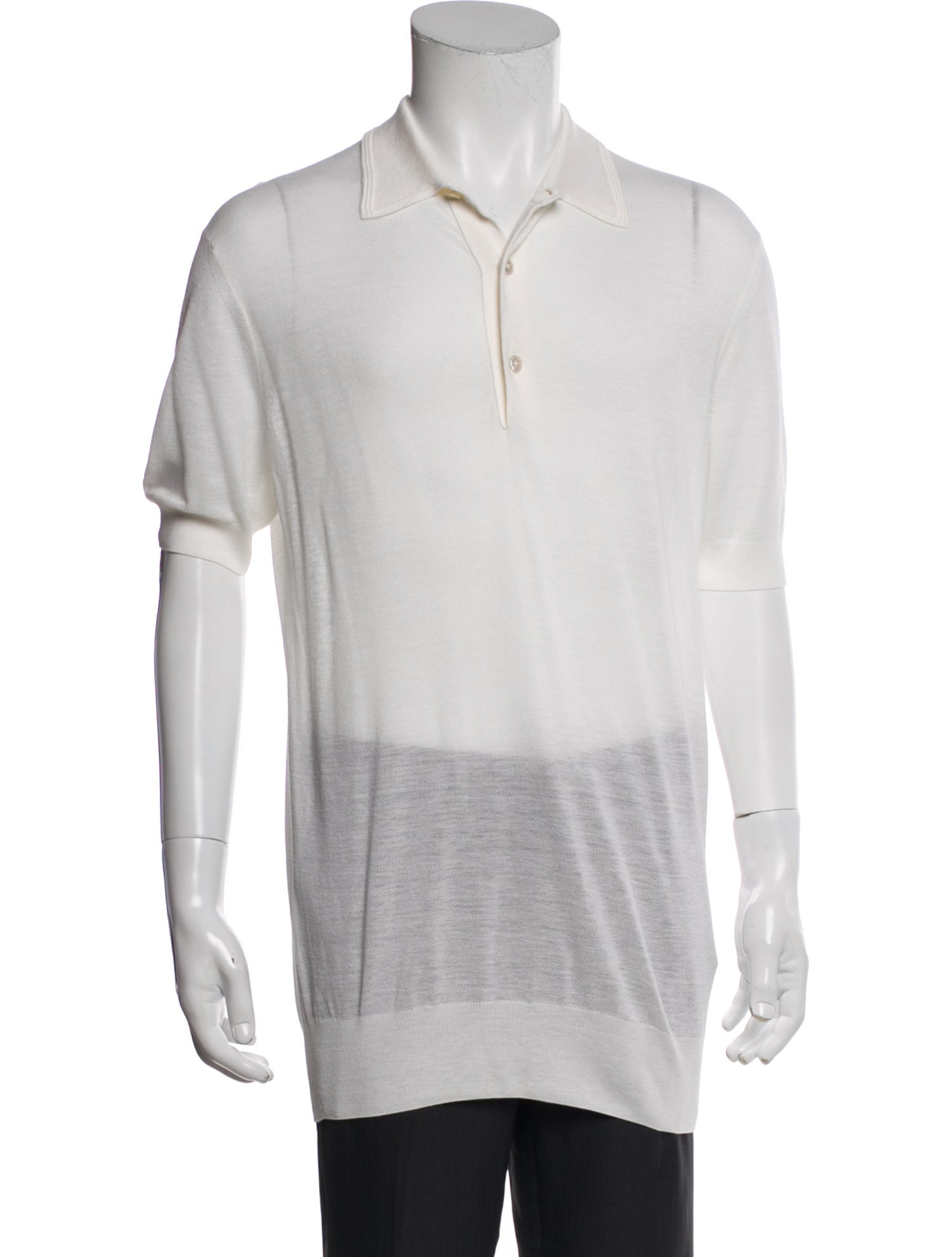 Tom Ford Silk Collar Polo Shirt w/ Tags
